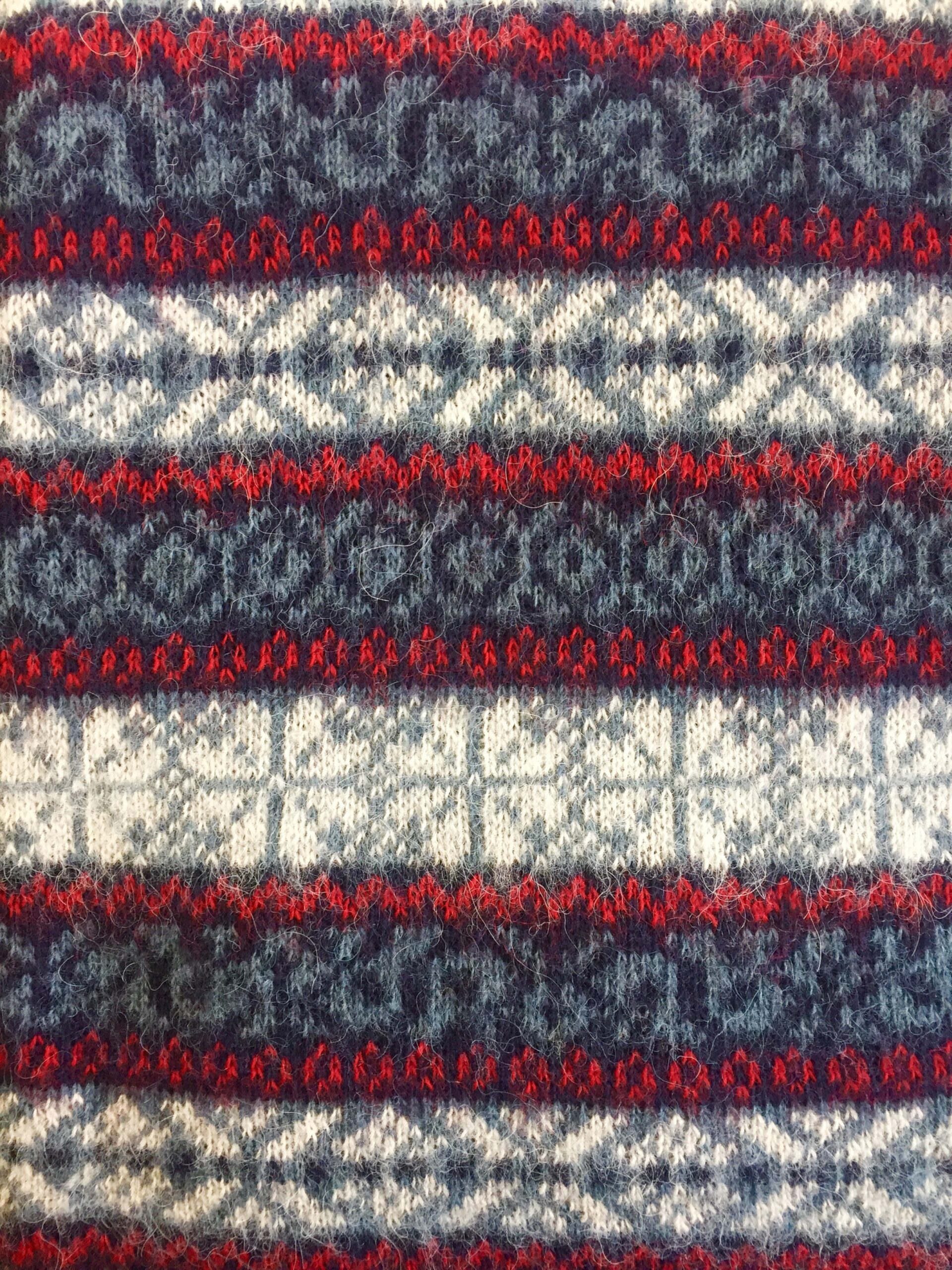 Lækur - Stream, red/blue